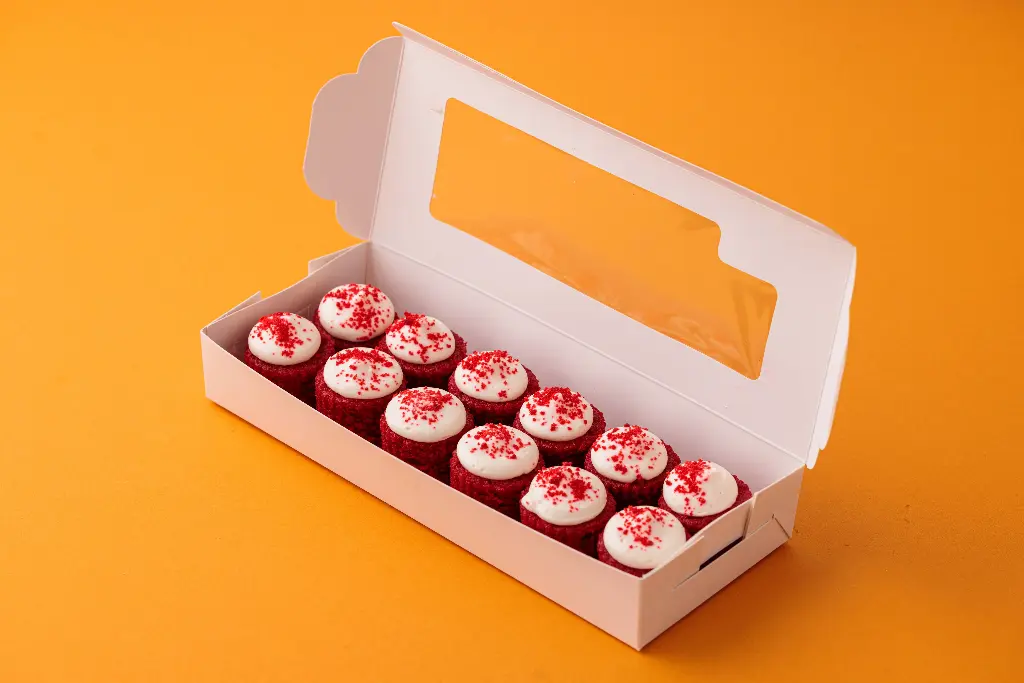 BITE SIZE RED VELVET ROUND 12PCS 